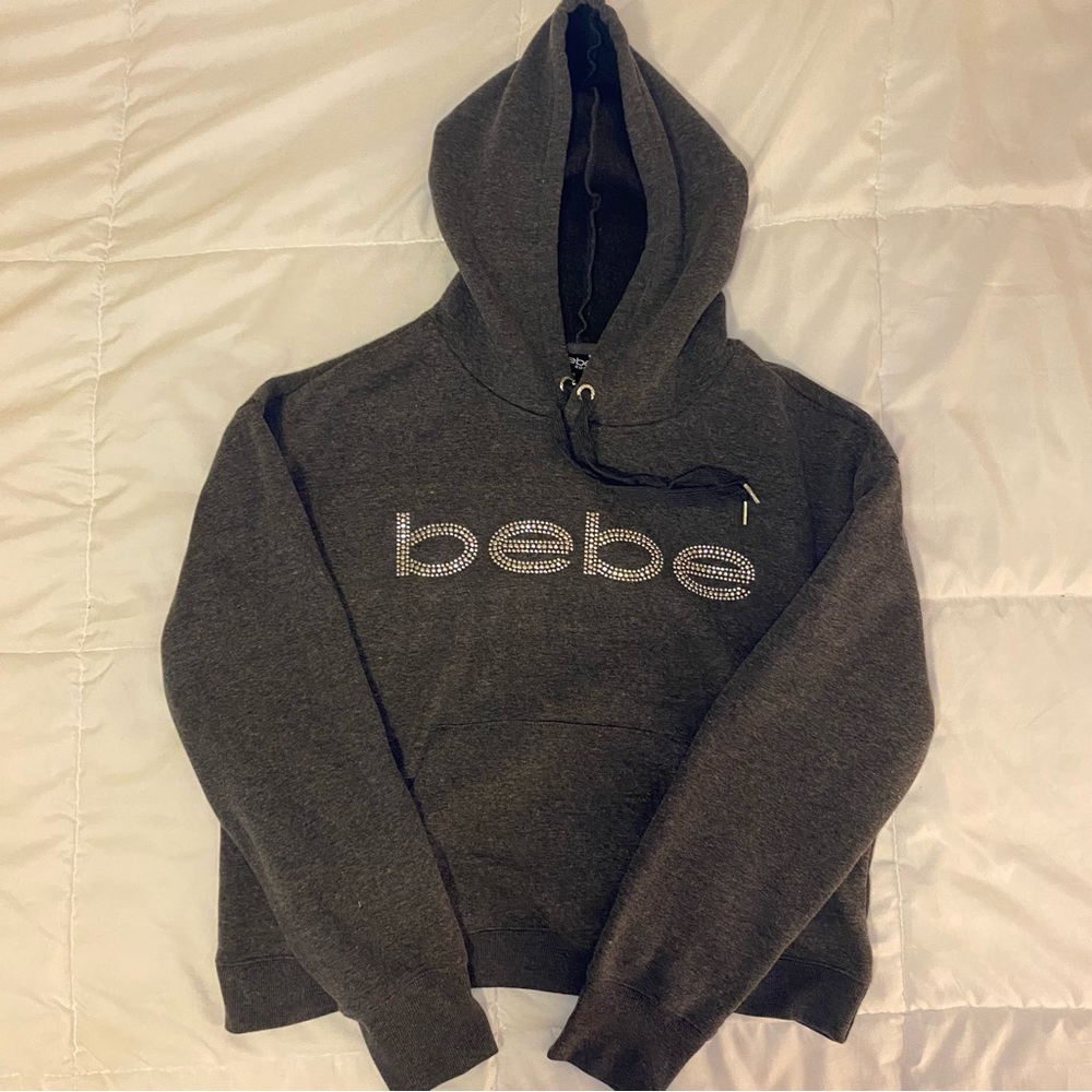 y2k grey bebe hoodie